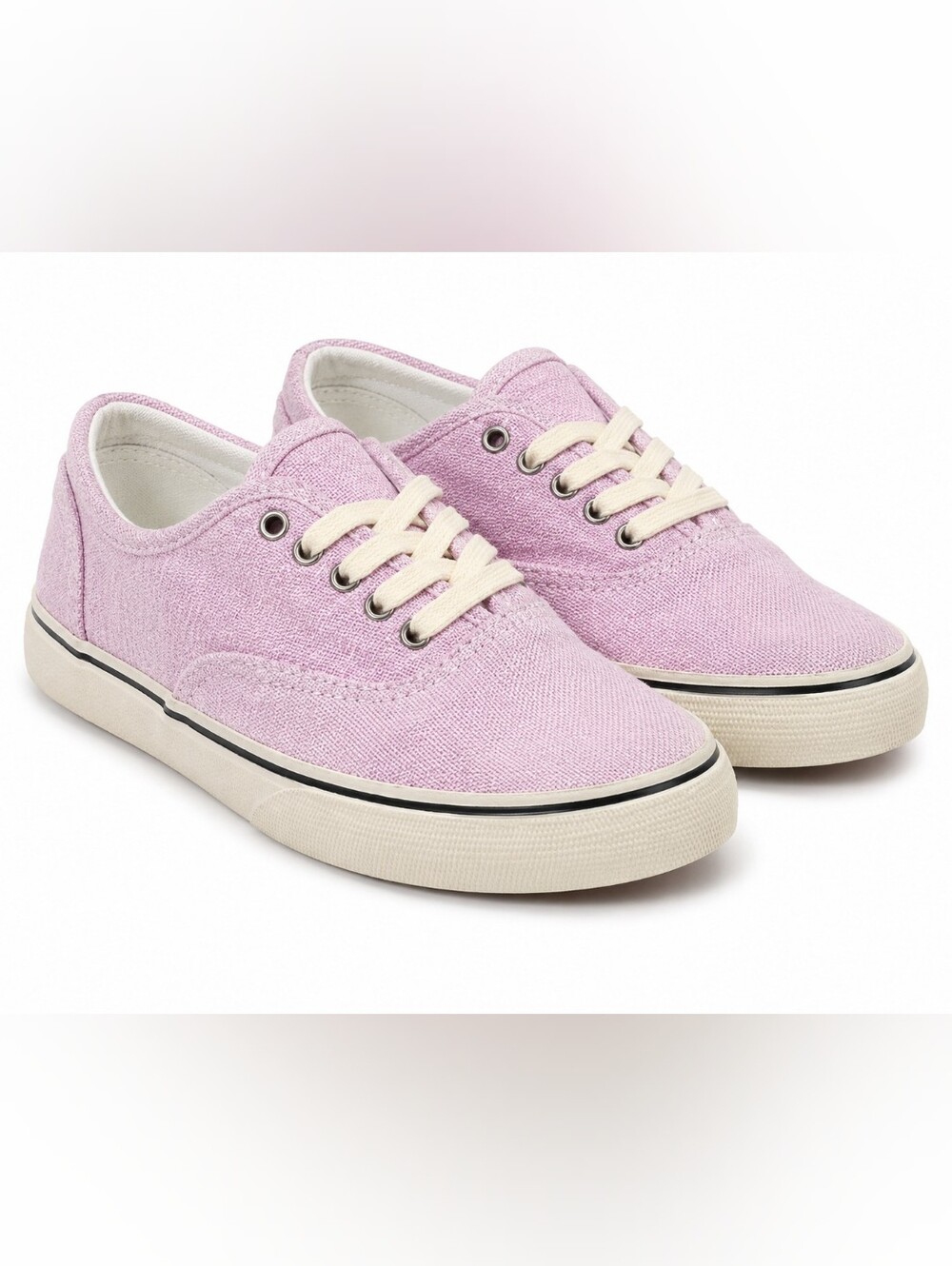 NWOT Re/Done 70s Low Top Skate Sneakers Faded Lilac Purple Canvas 40
